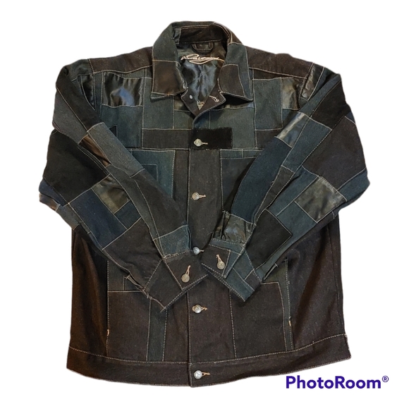 Davoucci Other - Davoucci. Patchwork button front jacket